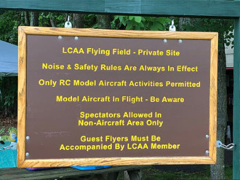 LCAA Field Sign